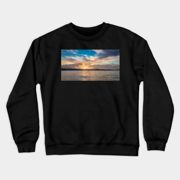 SUNSETS AND SUNRISES Crewneck Sweatshirt by anothercoffee